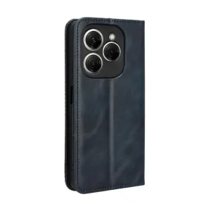 BUSINESS Peňaženkový kryt pre Tecno Spark 20 Pro modrý