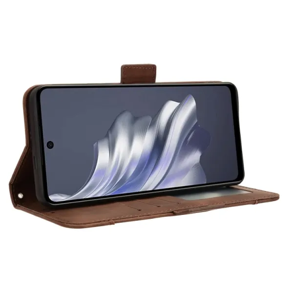 SLOT Peňaženkový obal pre Tecno Spark 20 Pro hnedý