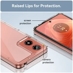 CRYSTAL Ochranný kryt pre Motorola Moto G04 / G24 / G24 Power priehľadný