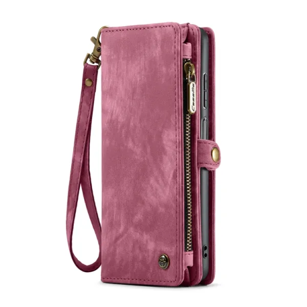 WALLET Ochranný kryt s peňaženkou 2v1 pre Samsung Galaxy A25 5G červený