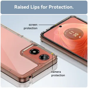 CRYSTAL Ochranný kryt pre Motorola Moto G04 / G24 / G24 Power šedý