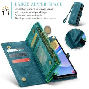 WALLET Ochranný kryt s peňaženkou 2v1 pre Samsung Galaxy A15 / A15 5G modrý