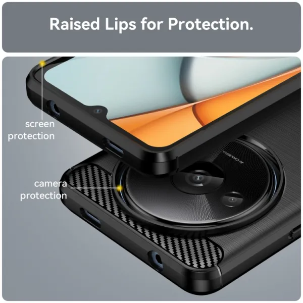 FLEXI TPU Ochranný kryt Xiaomi Redmi A3 čierny