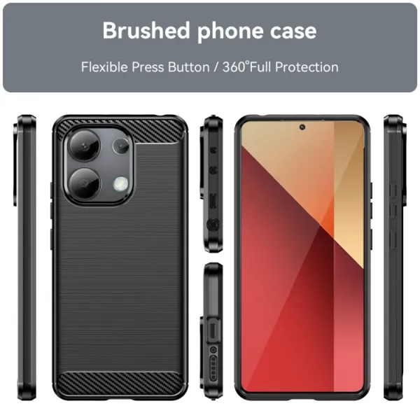 FLEXI TPU Ochranný kryt Xiaomi Redmi Note 13 čierny