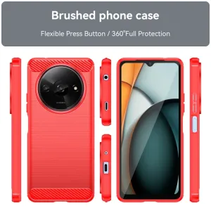 FLEXI TPU Ochranný kryt Xiaomi Redmi A3 červený