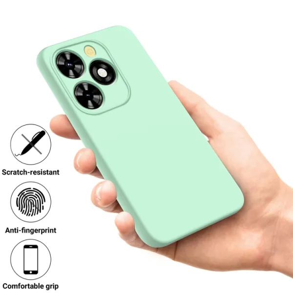 RUBBER Ochranný kryt pre Tecno Spark 20 Pro zelený