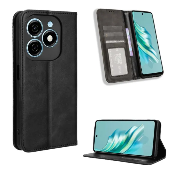 BUSINESS Peňaženkový kryt pre Tecno Spark 20 čierny