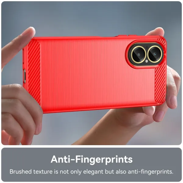 FLEXI TPU Ochranný kryt Realme C67 červený