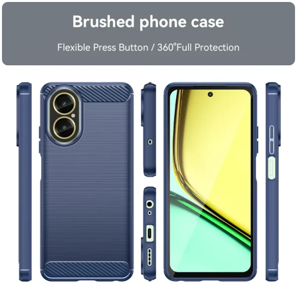 FLEXI TPU Ochranný kryt Realme C67 modrý