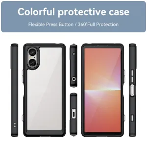 CRYSTAL Ochranný kryt pre Sony Xperia 5 V čierny