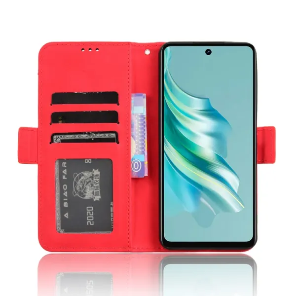 SLOT Peňaženkový obal pre Tecno Spark 20 červený