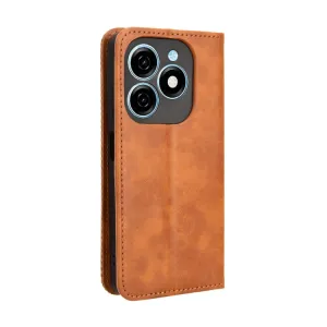 BUSINESS Peňaženkový kryt pre Tecno Spark 20 hnedý