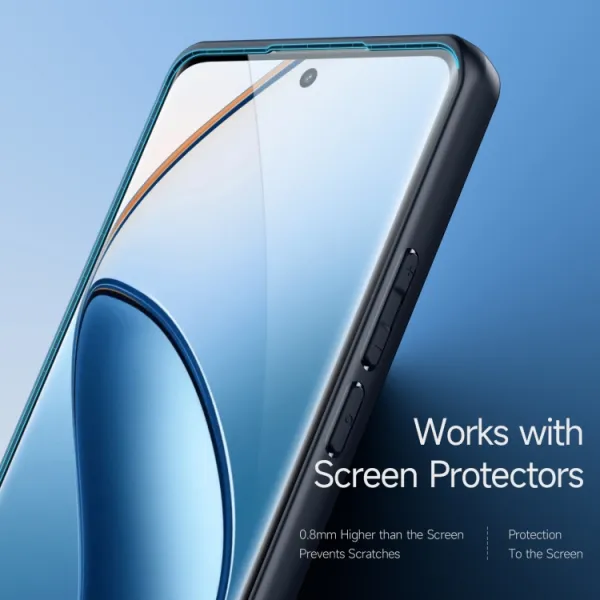 DUX AIMO Ochranný kryt pre Realme 12 Pro 5G / 12 Pro+ 5G čierny