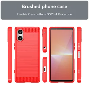 FLEXI TPU Ochranný kryt Sony Xperia 5 V červený