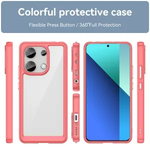 CRYSTAL Ochranný kryt pre Xiaomi Redmi Note 13 červený