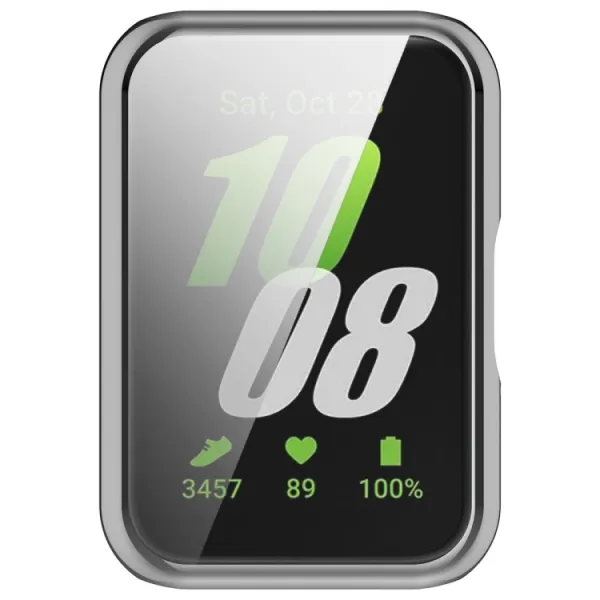 TPU FULL COVER Kryt pre Samsung Galaxy Fit3 strieborný