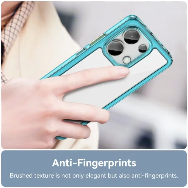 CRYSTAL Ochranný kryt pre Xiaomi Redmi Note 13 tyrkysový