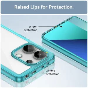 CRYSTAL Ochranný kryt pre Xiaomi Redmi Note 13 tyrkysový