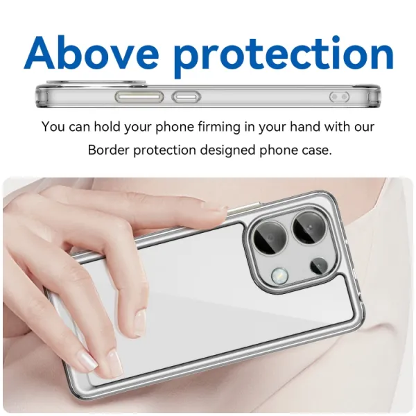 CRYSTAL Ochranný kryt pre Xiaomi Redmi Note 13 priehľadný