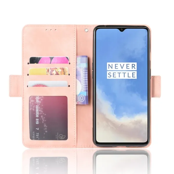 SLOT Peňaženkový obal pre OnePlus 7T ružový