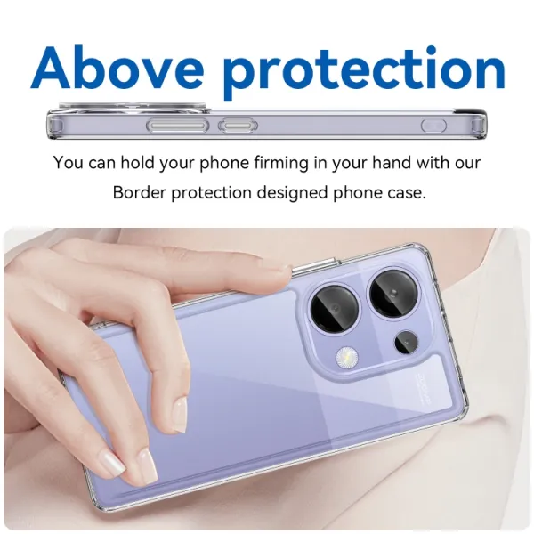 CRYSTAL Ochranný kryt pre Xiaomi Redmi Note 13 Pro priehľadný