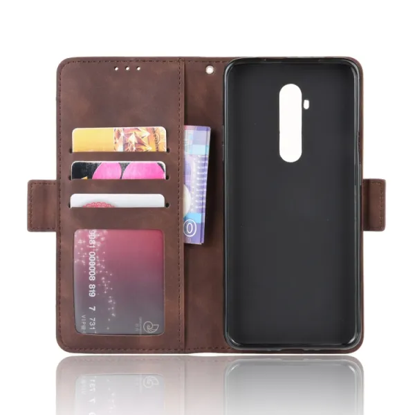 SLOT Peňaženkový obal pre OnePlus 7T Pro hnedý
