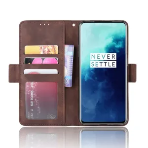 SLOT Peňaženkový obal pre OnePlus 7T Pro hnedý