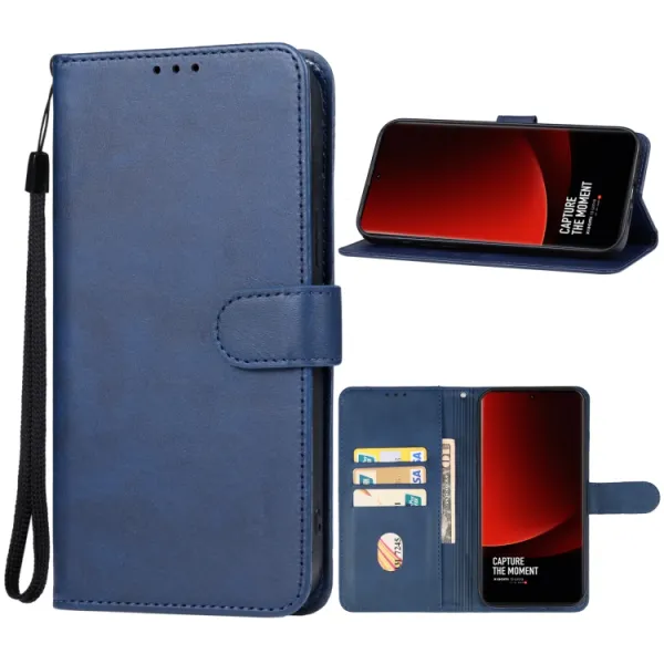 SMOOTH Peňaženkové puzdro pre Xiaomi 14 Ultra modré