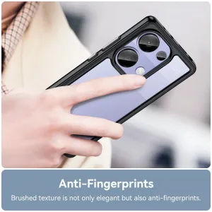 CRYSTAL Ochranný kryt pre Xiaomi Redmi Note 13 Pro čierny