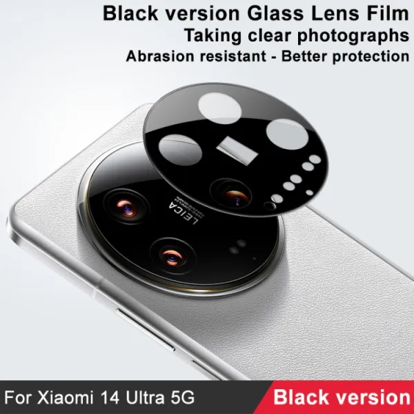 IMAK FULL COVER Sklo pre fotoaparát Xiaomi 14 Ultra čierne