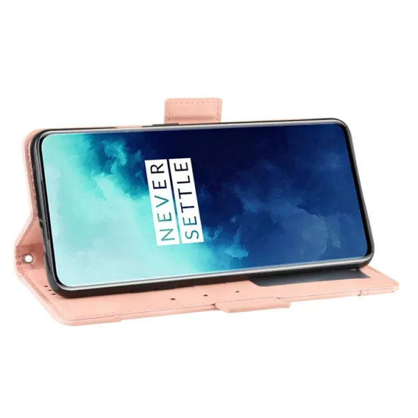 SLOT Peňaženkový obal pre OnePlus 7T Pro ružový