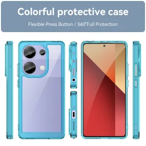 CRYSTAL Ochranný kryt pre Xiaomi Redmi Note 13 Pro tyrkysový