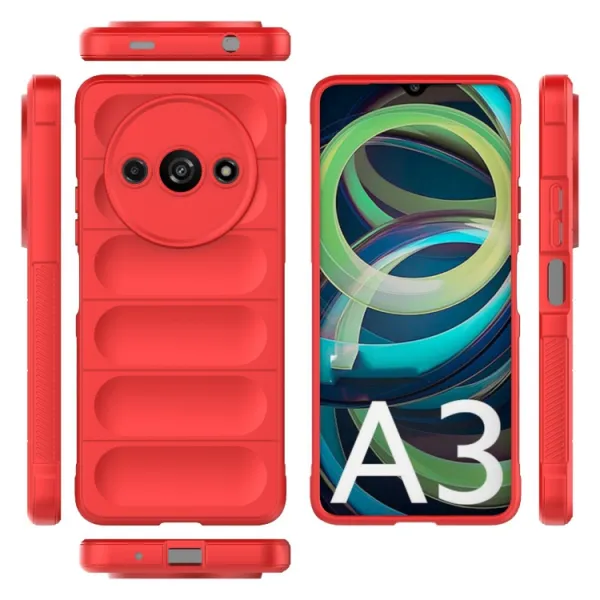 STEPS Ochranný kryt pre Xiaomi Redmi A3 červený