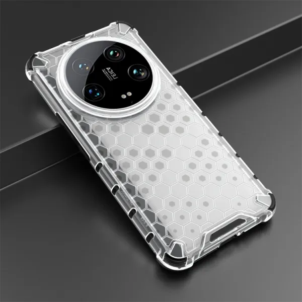 HONEYCOMB Ochranný kryt Xiaomi 14 Ultra priehľadný
