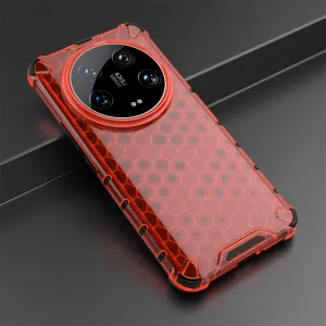 HONEYCOMB Ochranný kryt Xiaomi 14 Ultra červený