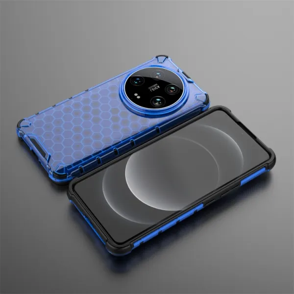 HONEYCOMB Ochranný kryt Xiaomi 14 Ultra modrý