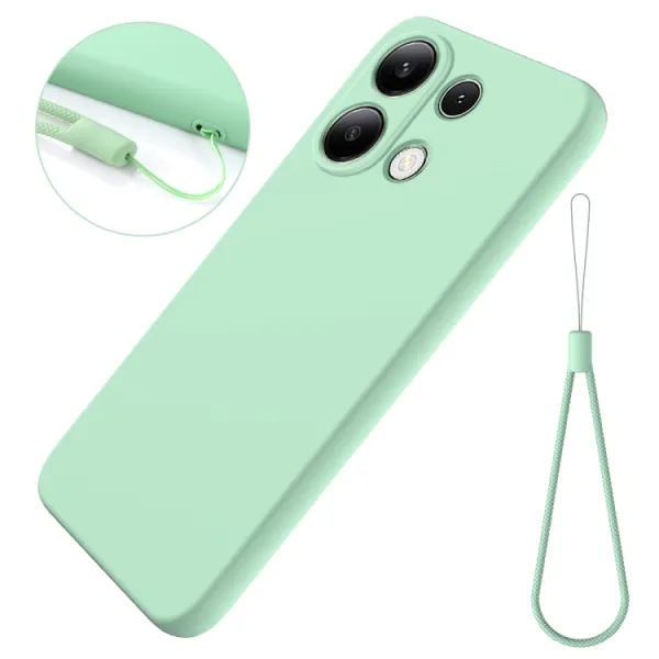 RUBBER Ochranný kryt pre Xiaomi Redmi Note 13 Pro / Poco M6 Pro zelený