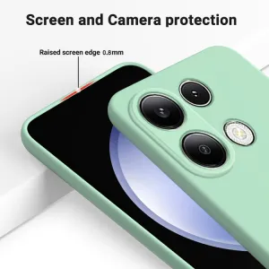 RUBBER Ochranný kryt pre Xiaomi Redmi Note 13 Pro / Poco M6 Pro zelený