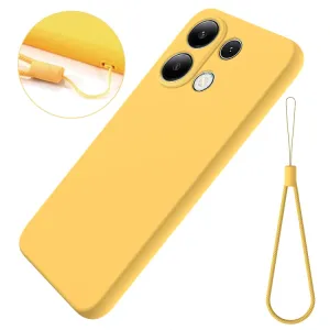 RUBBER Ochranný kryt pre Xiaomi Redmi Note 13 Pro / Poco M6 Pro žltý