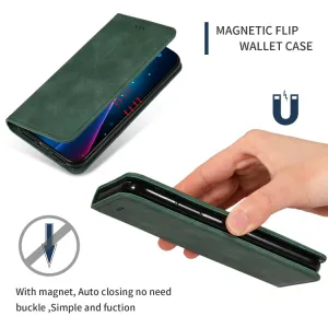 MAGNETIC Zaklápací kryt pre Samsung Galaxy Note 9 zelený