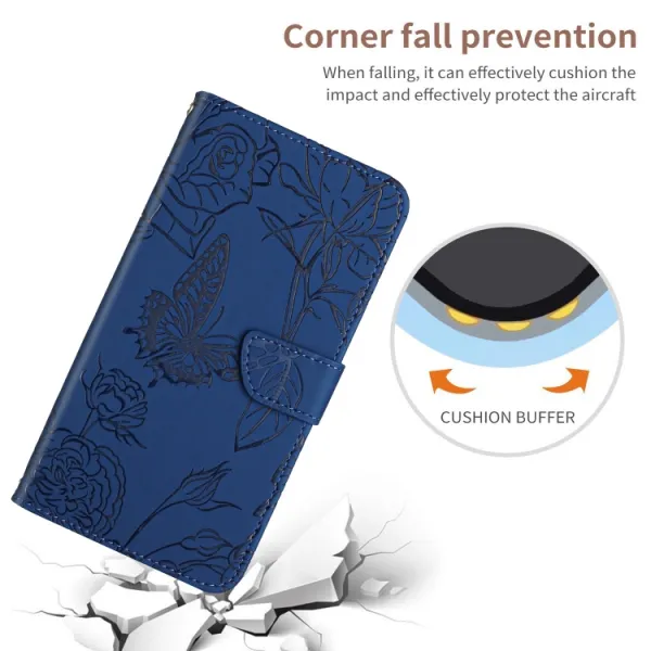 ART BLOSSOM Peňaženkový kryt pre Xiaomi 14 Ultra modrý