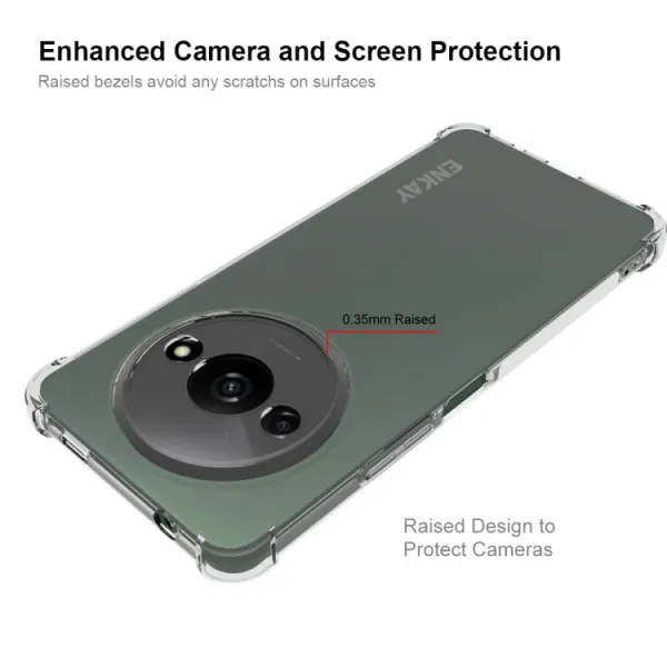 ENKAY AIRBAG Extra odolný kryt Xiaomi Redmi A3 priehľadný