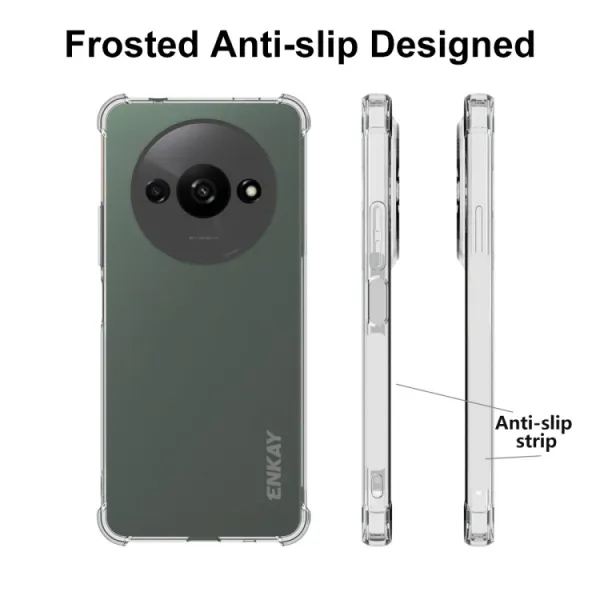 ENKAY AIRBAG Extra odolný kryt Xiaomi Redmi A3 priehľadný