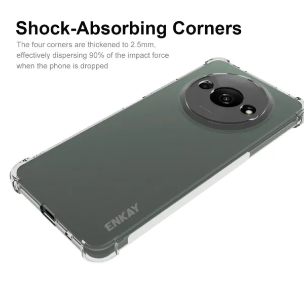 ENKAY AIRBAG Extra odolný kryt Xiaomi Redmi A3 priehľadný