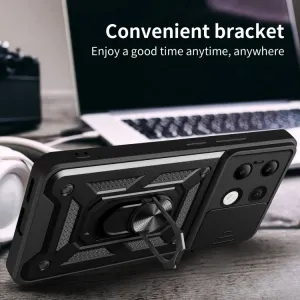 RING CAMERA Kryt s držiakom pre Xiaomi Redmi Note 13 modrý