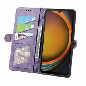 GEOM Peňaženkové puzdro pre Samsung Galaxy Xcover 7 fialové
