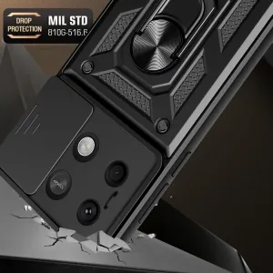 RING CAMERA Kryt s držiakom pre Xiaomi Redmi Note 13 5G modrý