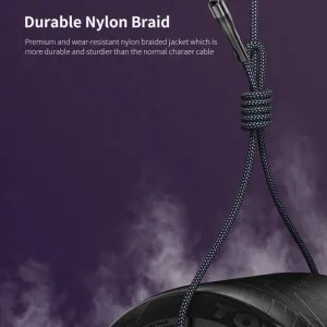 ENKAY 6v1 Kábel USB / USB Typ-C na Lightning / micro USB / USB Typ-C 1.3 metra čierny