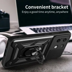 RING CAMERA Kryt s držiakom pre Xiaomi Redmi Note 13 5G modrý