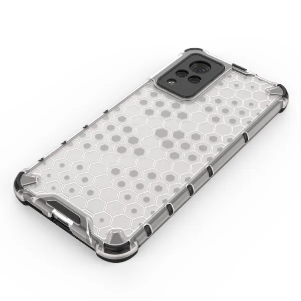 HONEYCOMB Ochranný kryt Vivo V21 5G priehľadný